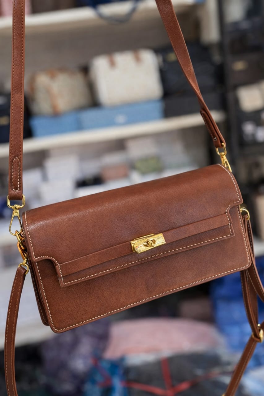 Classic Black Shoulder Bag