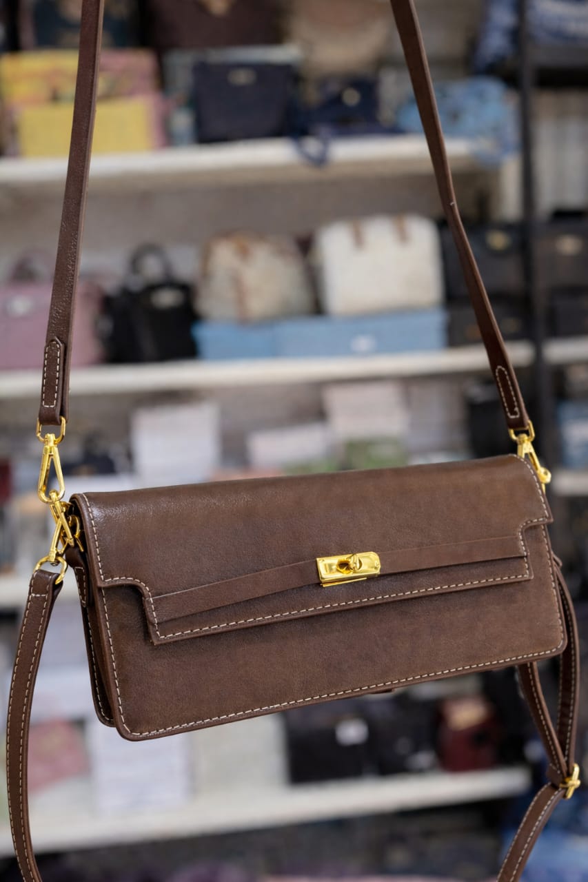 Classic Black Shoulder Bag