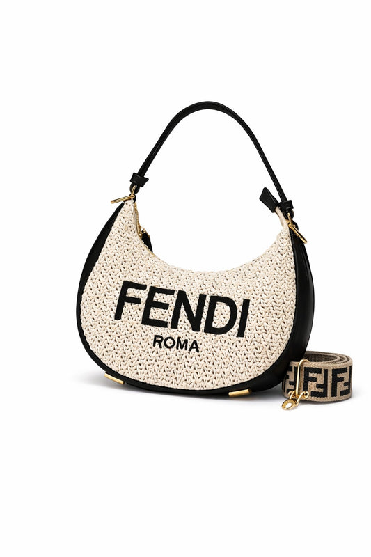 Premium Half-Moon Handbag with Detachable Strap