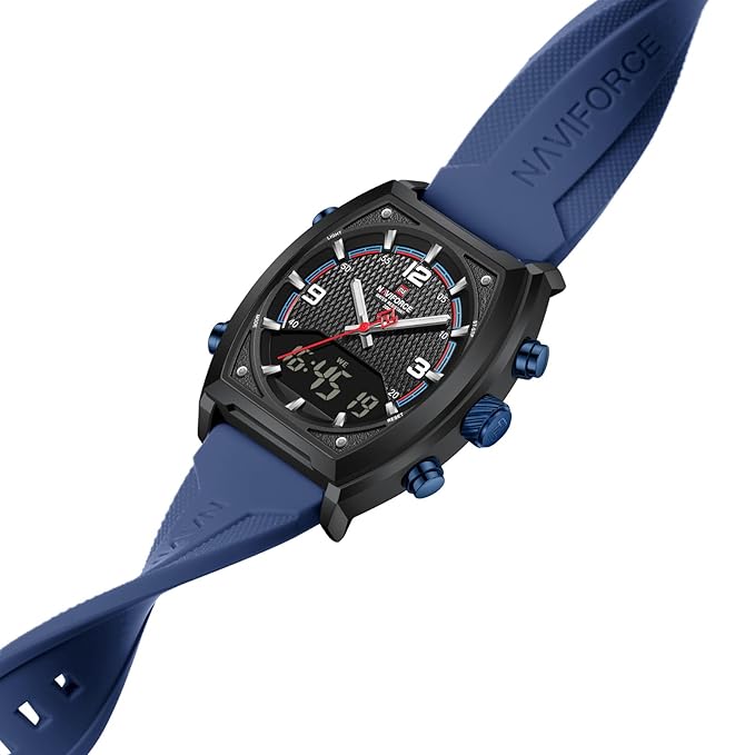 NAVIFORCE NF9242 Dynamic Racing Style Multifunctional Analog-Digital Watch