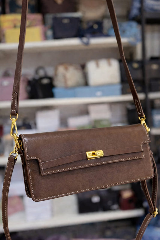 Classic Black Shoulder Bag