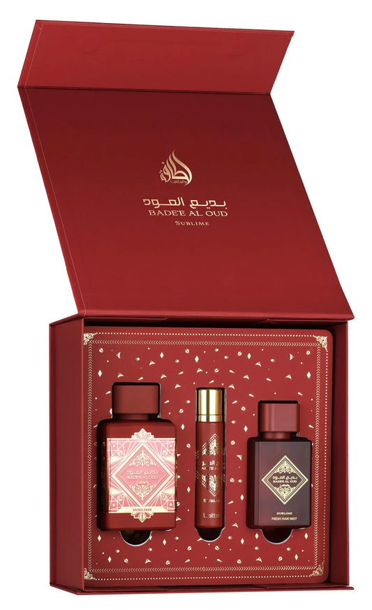 Lattafa Gift Set – Badee Al Oud Sublime