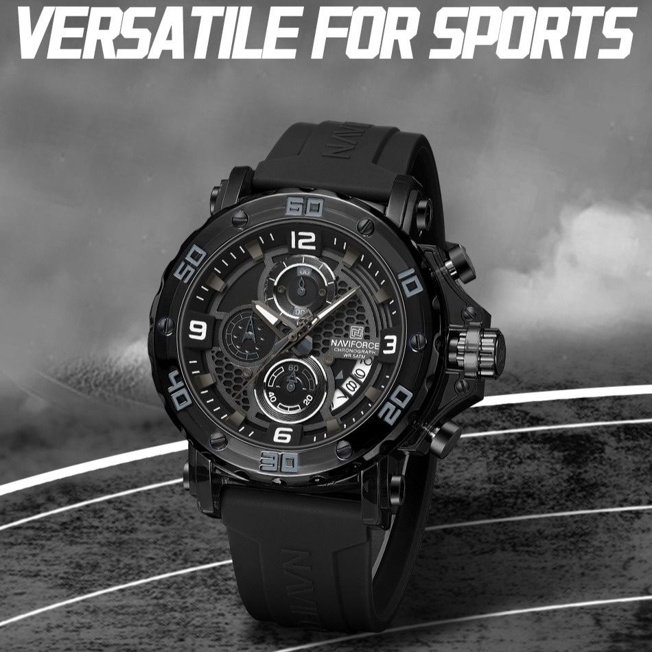 NAVIFORCE for Men Silicone Strap