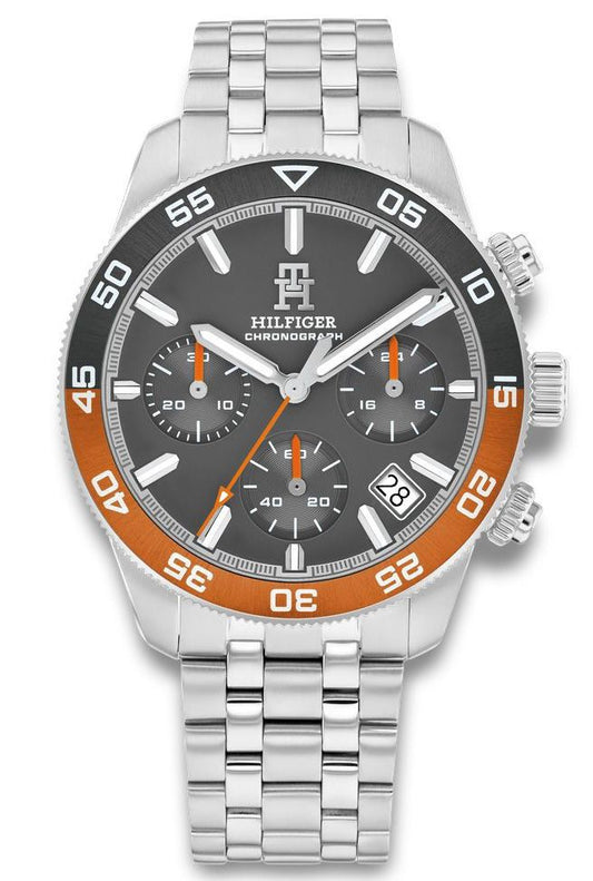 Men's Chronograph Stainless Steel Bracelet Watch 41mm