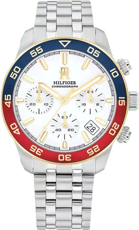 Men's Chronograph Stainless Steel Bracelet Watch 41mm