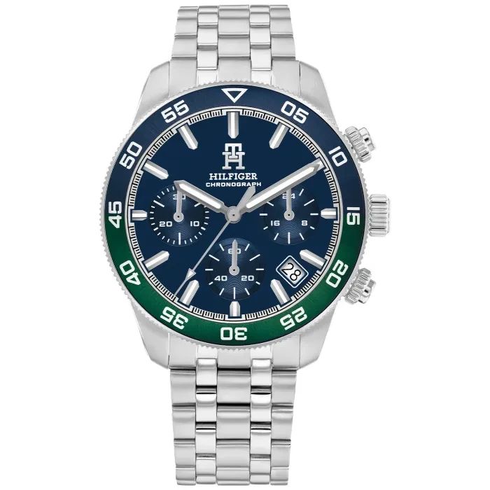 Men's Chronograph Stainless Steel Bracelet Watch 41mm