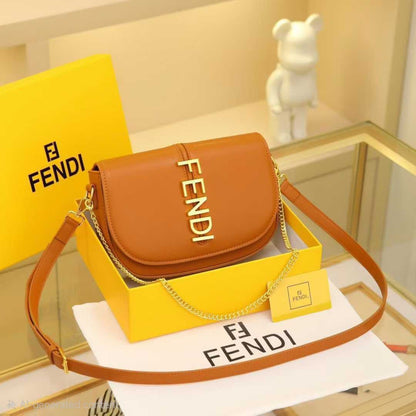 Fendi Medium Logo Shoulder Bag