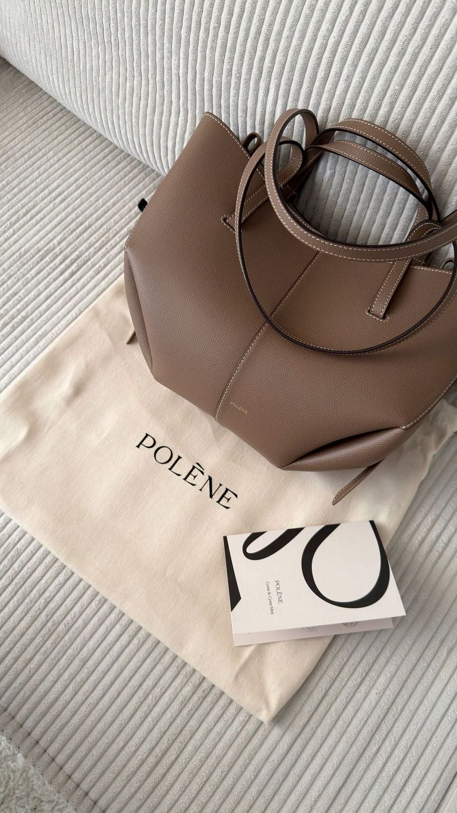 Polène Medium Structured Tote Bag