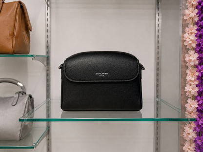 David Jones Paris Black Crossbody Bag