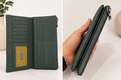 Elegant Long Zip Wallet