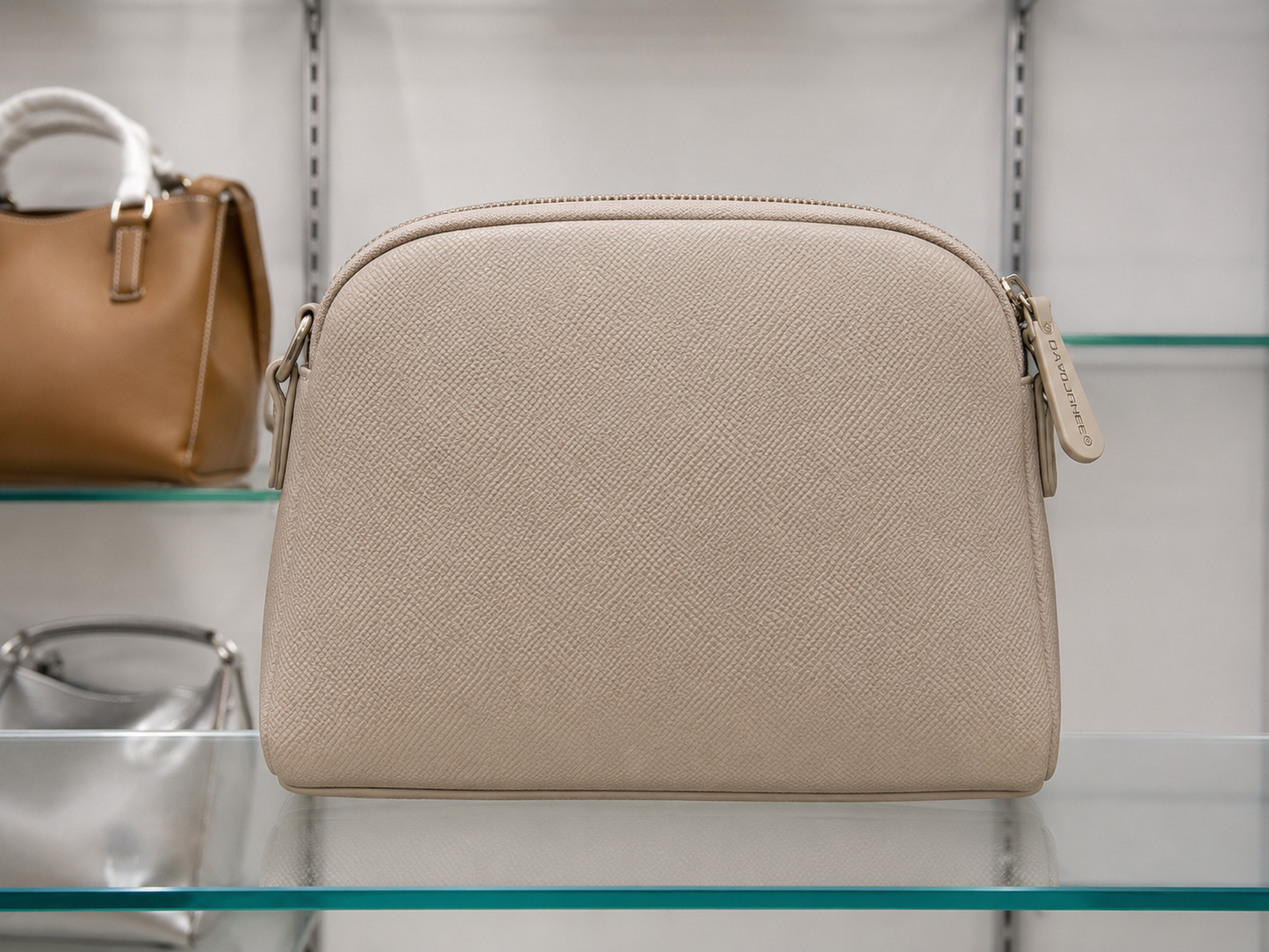 David Jones Paris Black Crossbody Bag